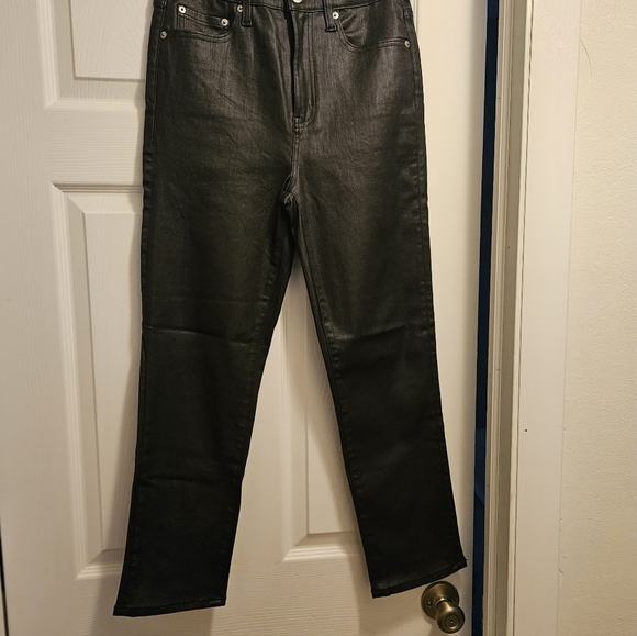 Daze Denim - Womens Black Coated Denim Jeans